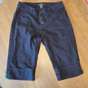 Banana Republic - Long Bermuda Short - Brown, Size 6